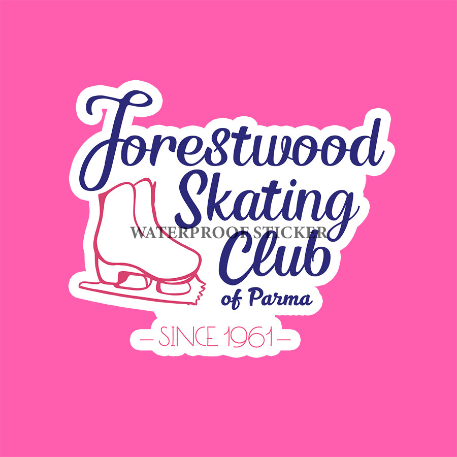 Forestwood Skating Club Water Proof Sticker