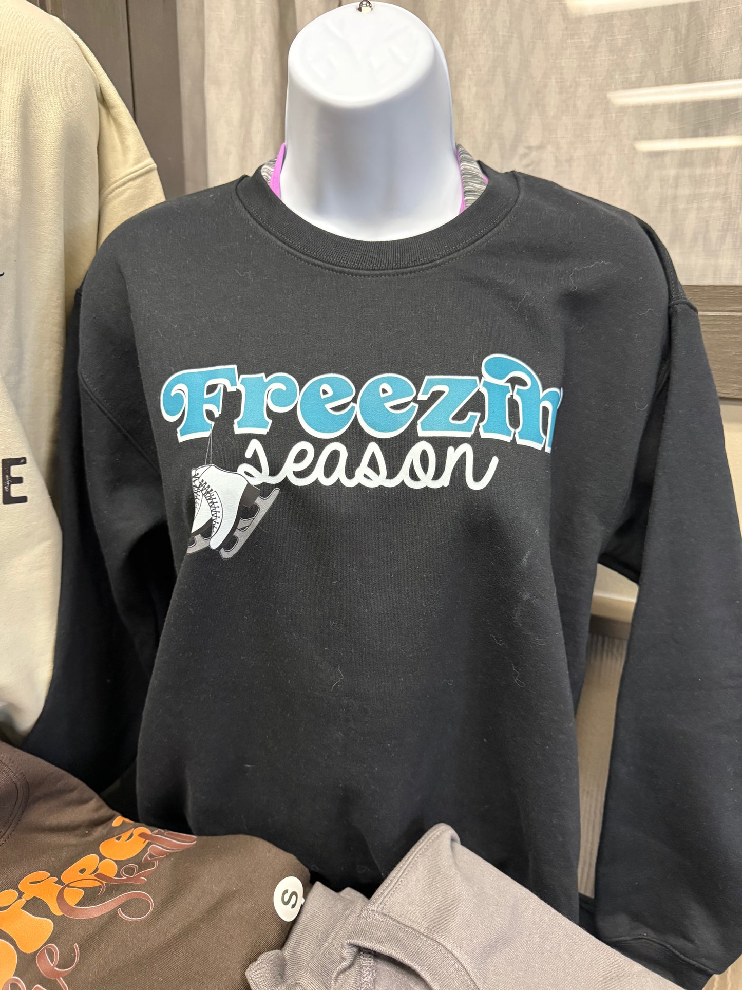 Freezin Season - Figure Skater Sweatshirt