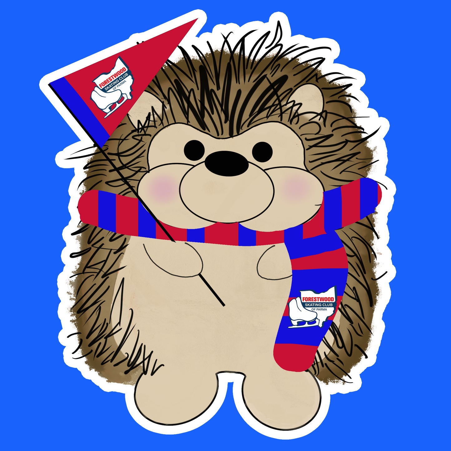 Forestwood Figure Skating Club - Frankie Edition Sticker