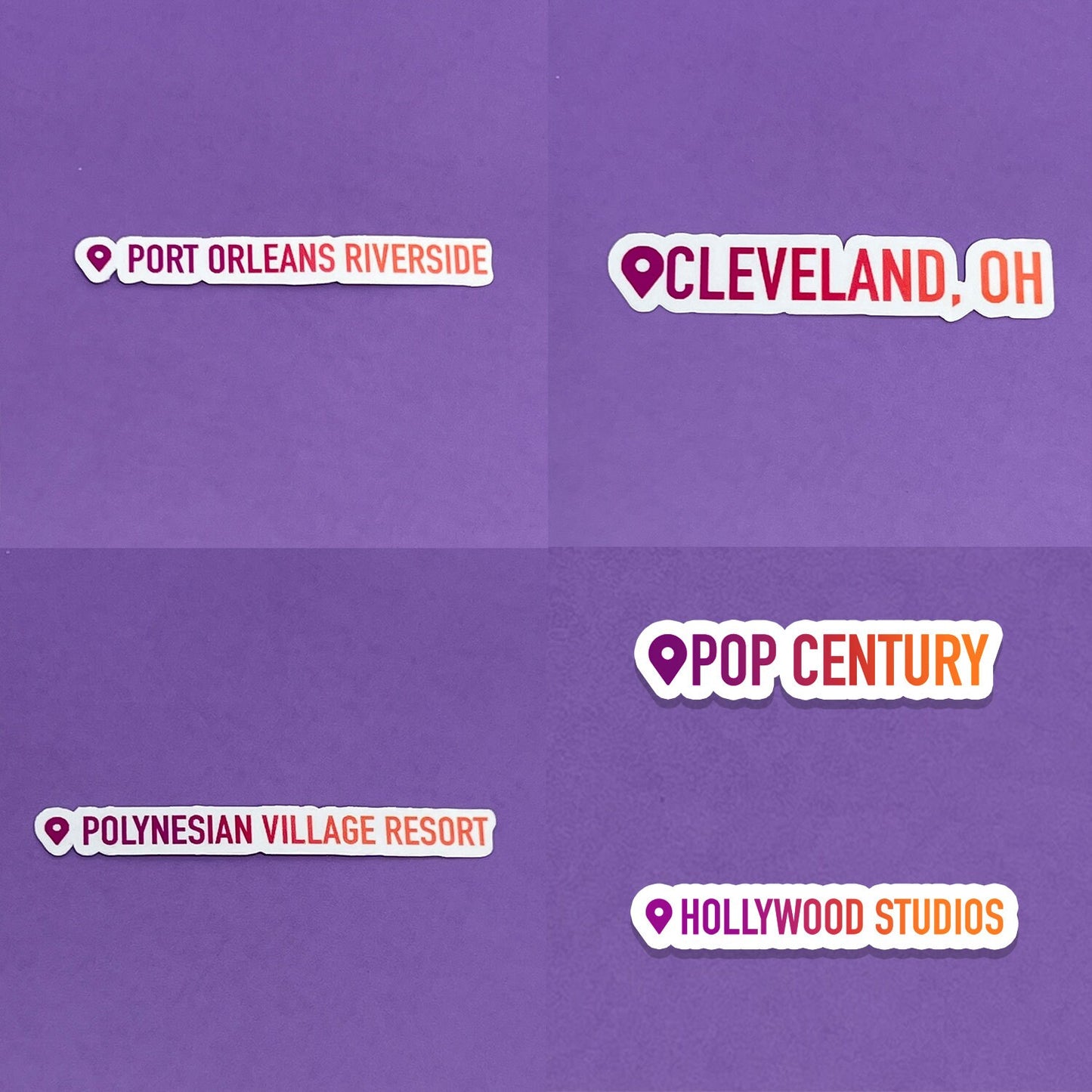 Where I've Been Stickers - Disney, Cities and More | Waterproof Sticker