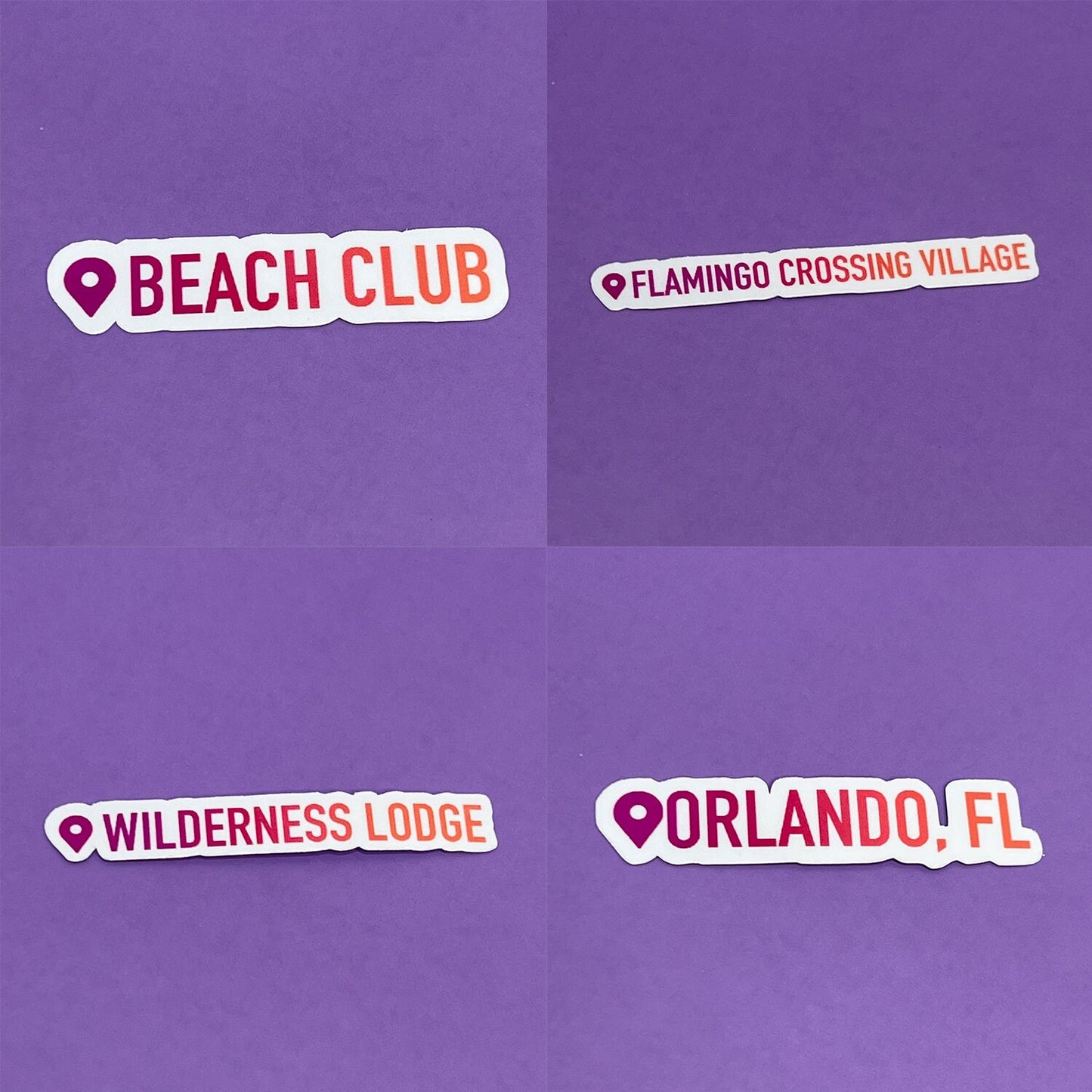 Where I've Been Stickers - Disney, Cities and More | Waterproof Sticker
