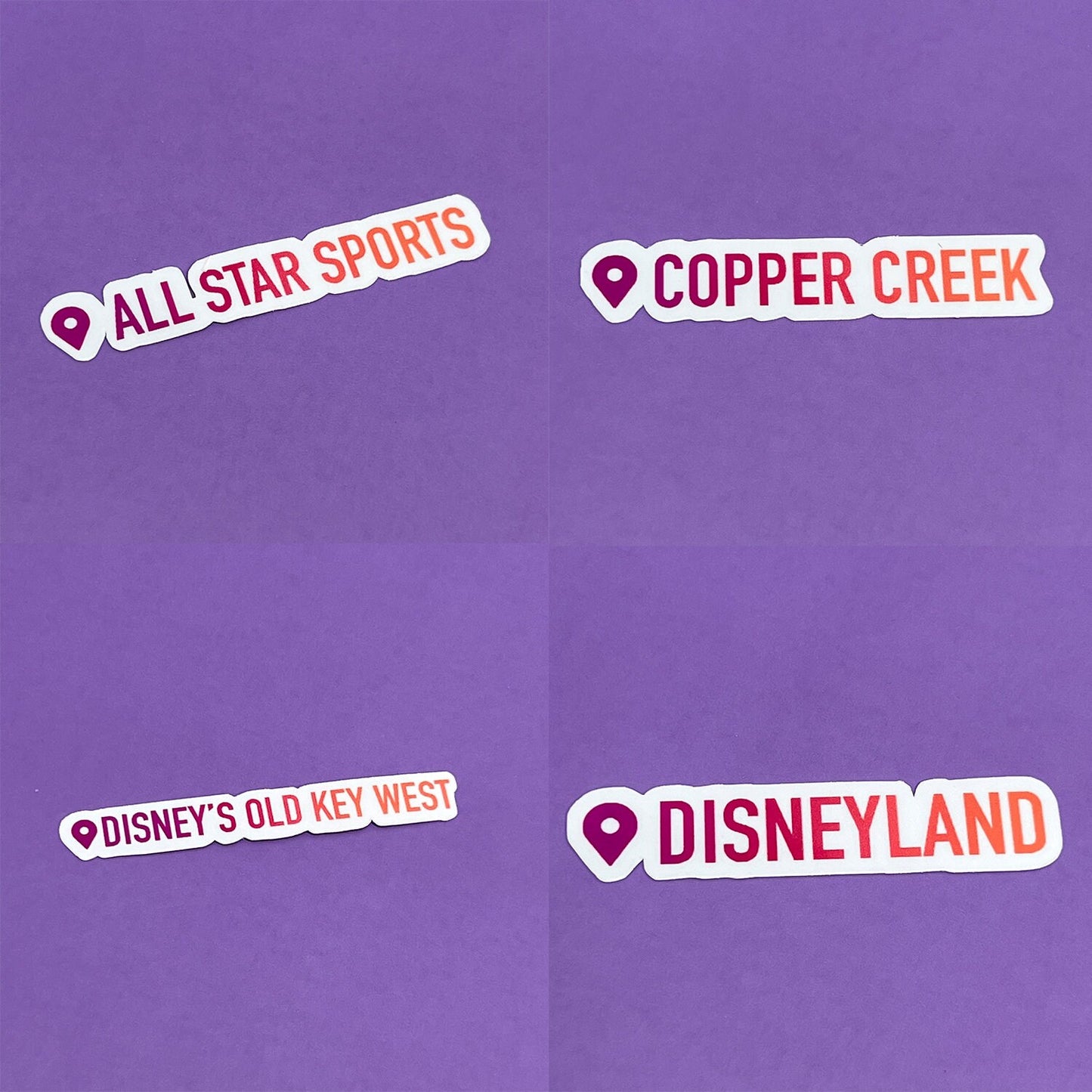 Where I've Been Stickers - Disney, Cities and More | Waterproof Sticker