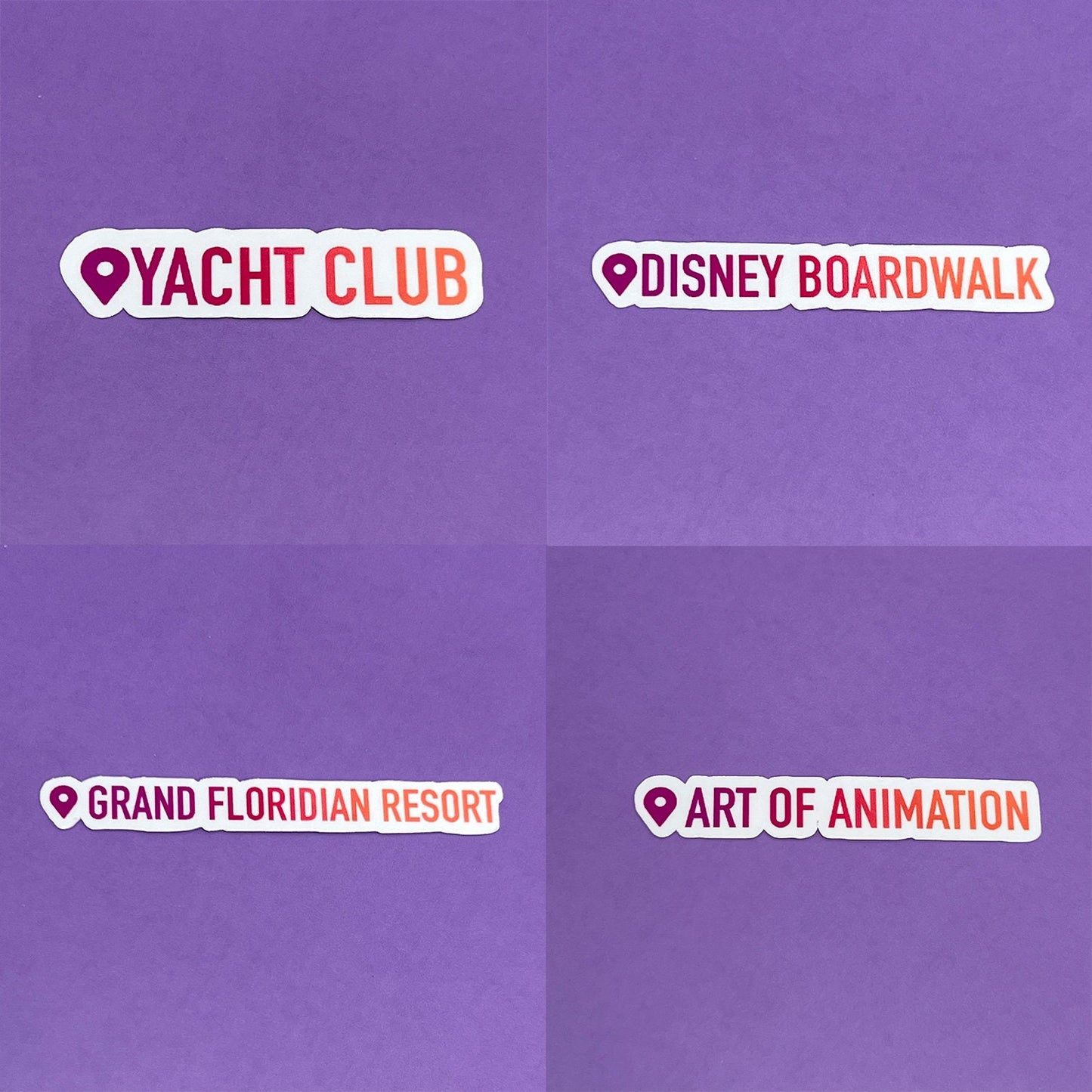Where I've Been Stickers - Disney, Cities and More | Waterproof Sticker