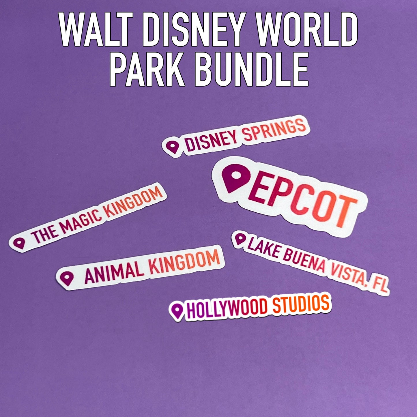 Where I've Been - Walt Disney World Bundle | Waterproof Sticker Bundle