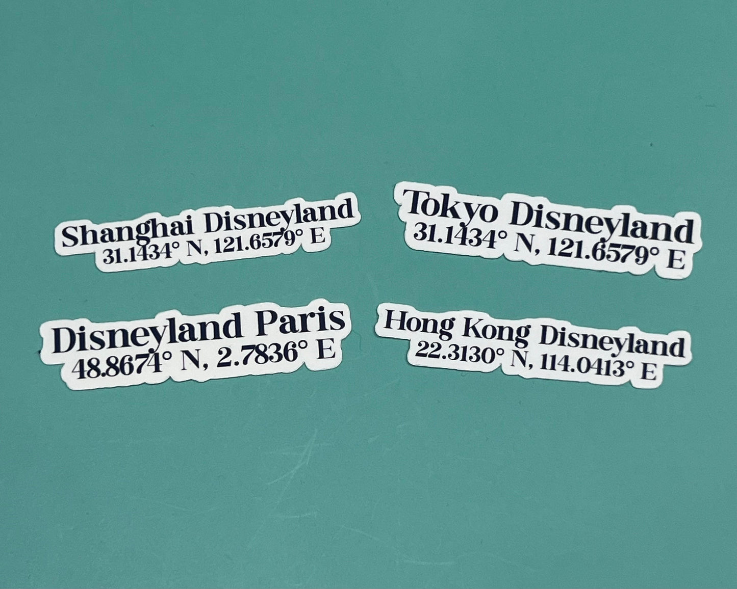 Disney International Parks Coordinate Bundle Stickers
