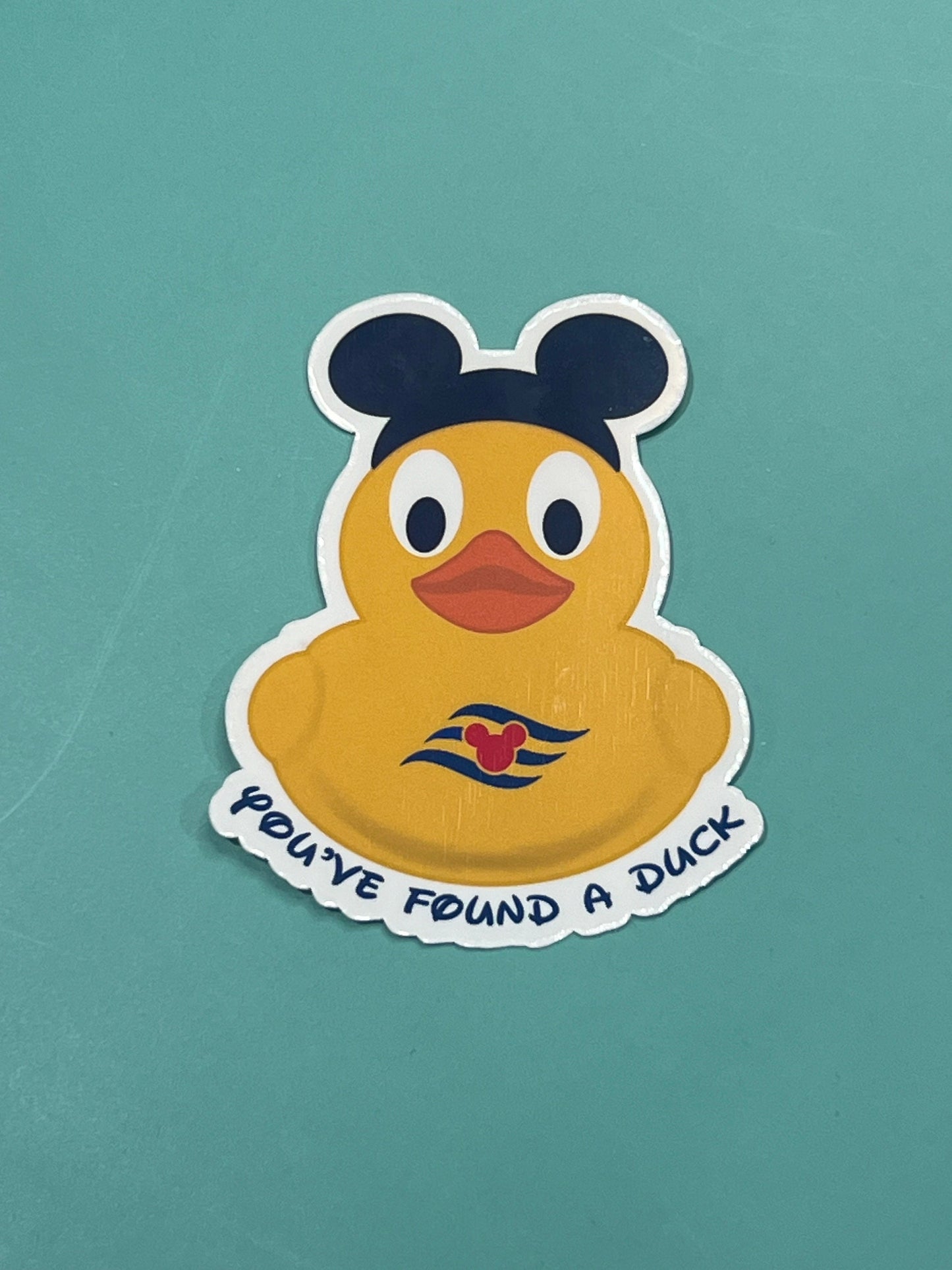 Disney Duck Sticker - Disney Cruise Line Duck Sticker Waterproof Sticker