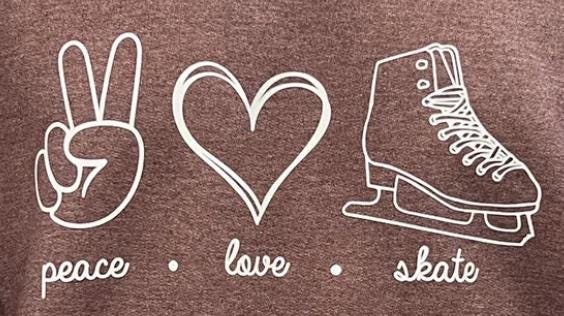 Peace Love Skate Sweatshirt