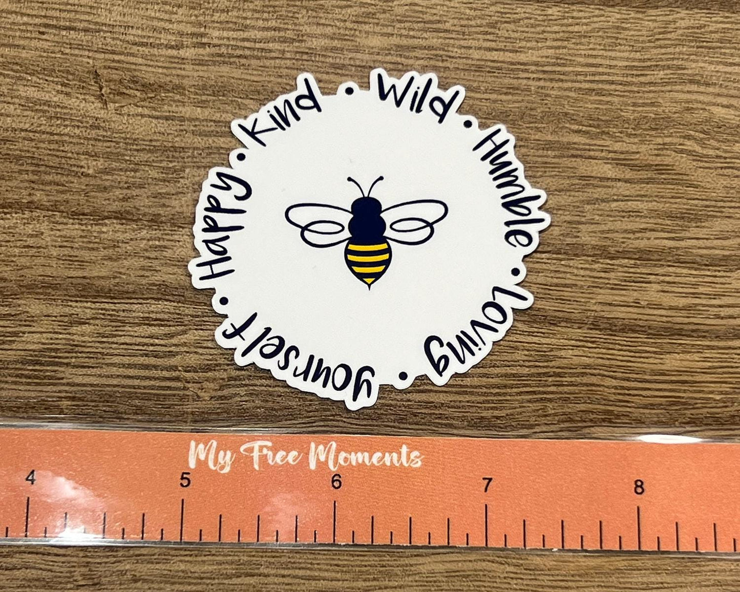 Inspirational Bee Sticker - Waterproof | Positive Sticker | Motivational Sticker | Bee Gift