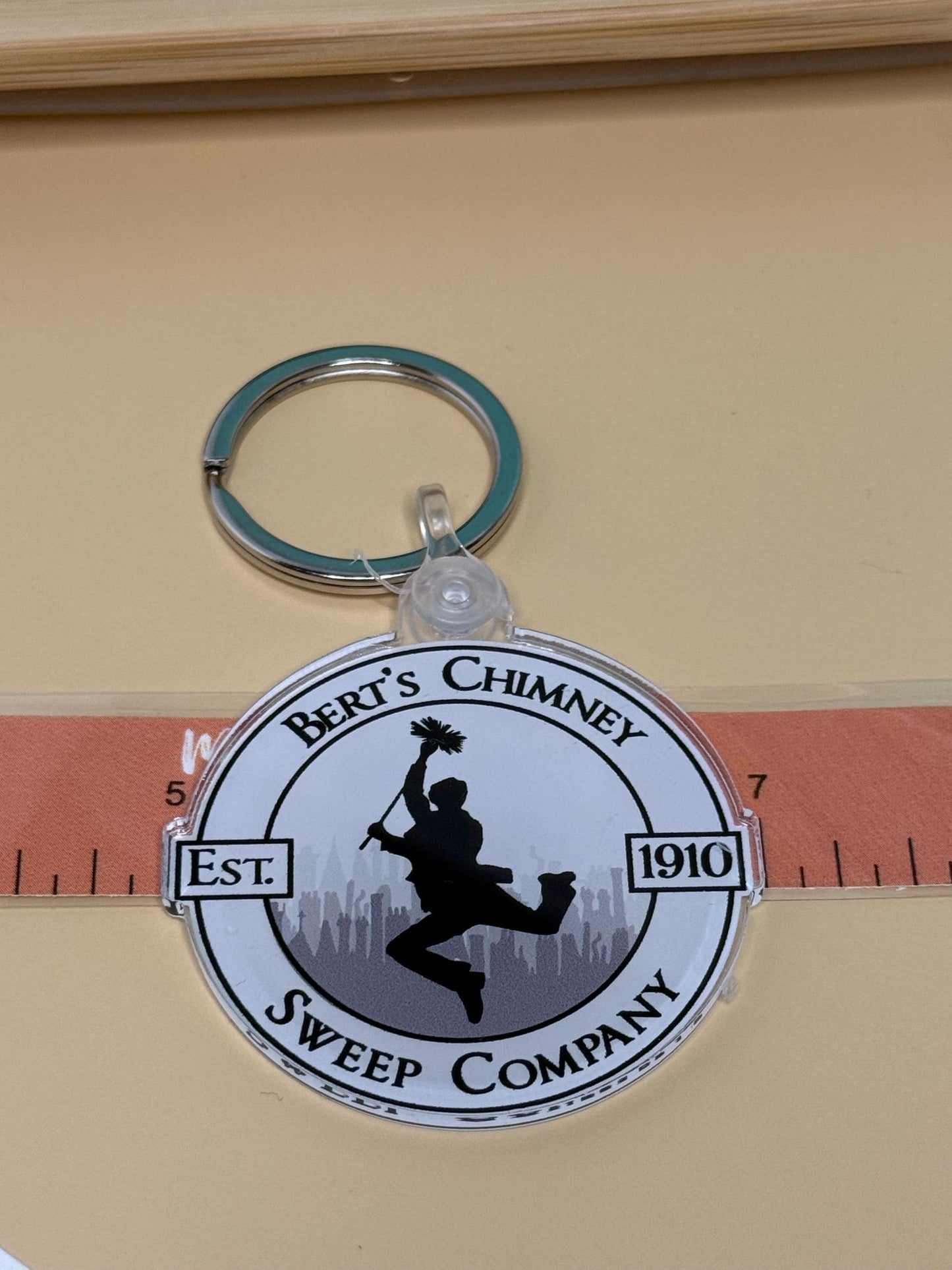 Berts Chimney Sweep Acrylic Keychain