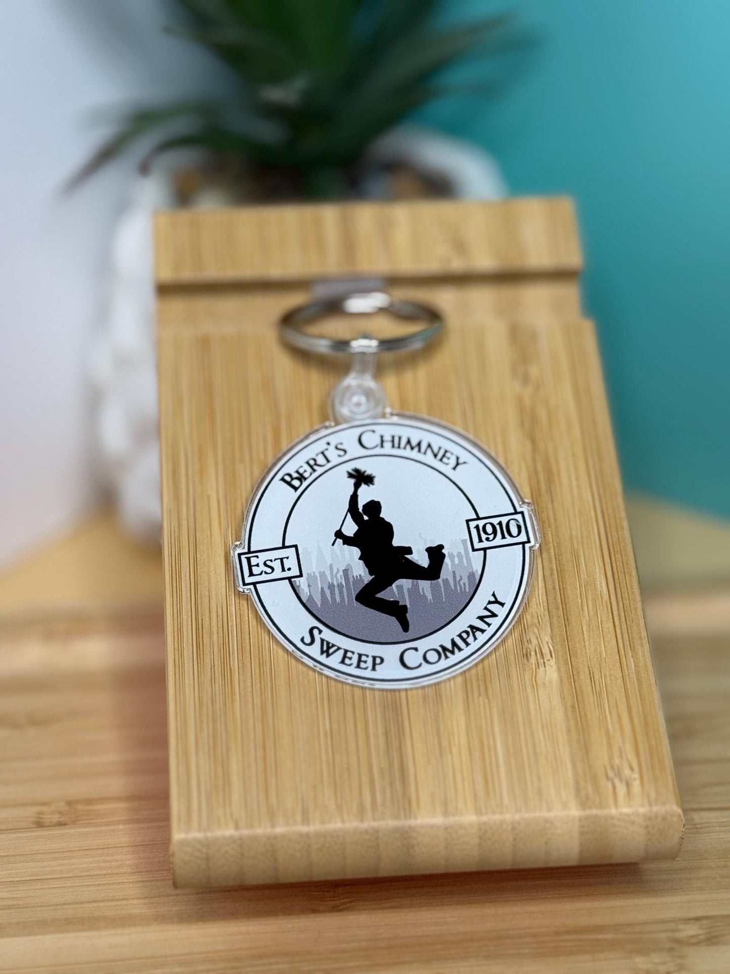 Berts Chimney Sweep Acrylic Keychain