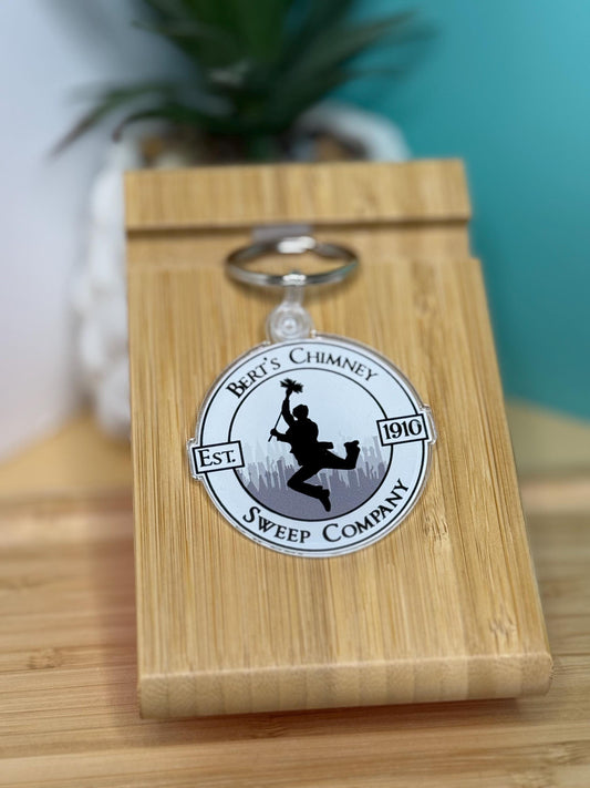 Berts Chimney Sweep Acrylic Keychain