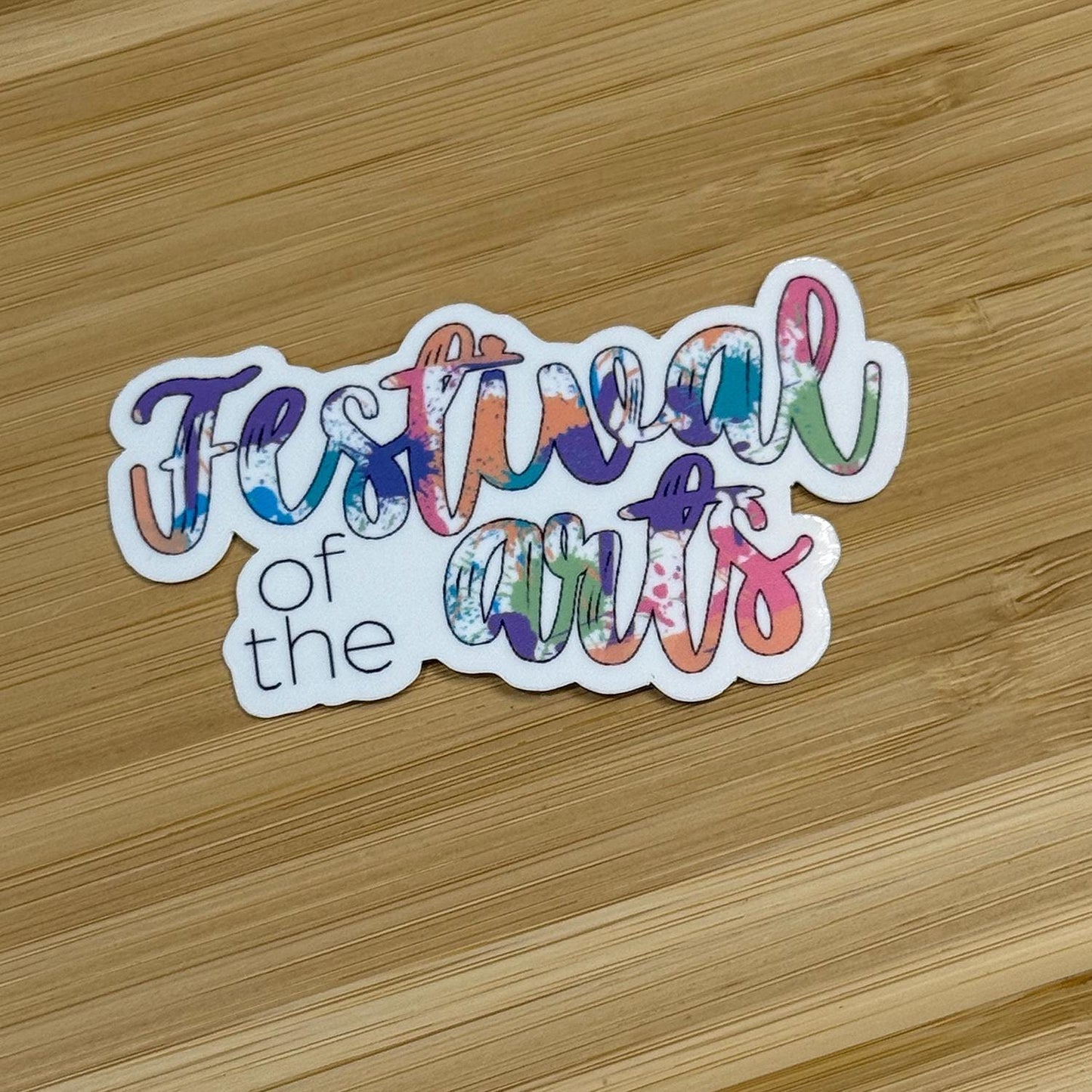 Festival of the Arts Waterproof Sticker - EPCOT Inspired