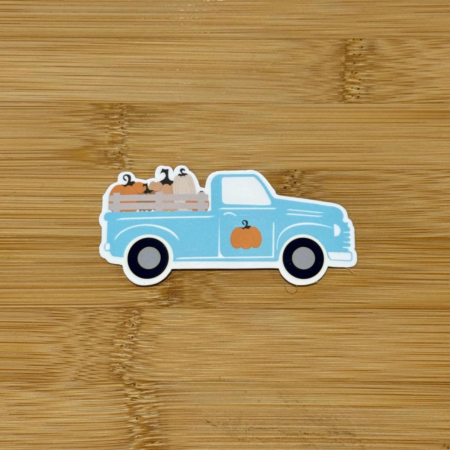Seasonal Truck - Fall Pumpkin Sticker