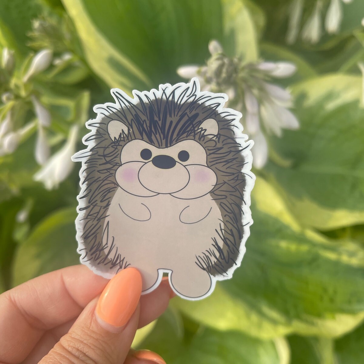My Free Moments Mascot | Frank the Hedgehog Sticker | Waterproof