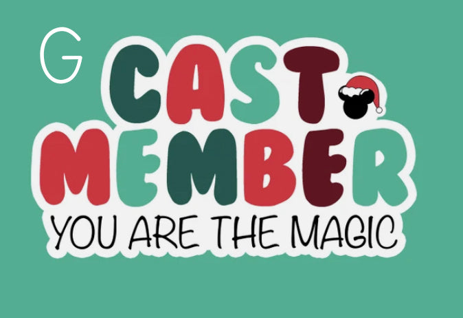 Cast Member Appreciation Sticker Bundle