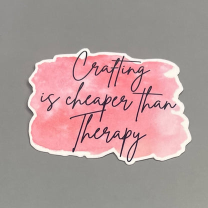 Crafting Quote Water Proof Stickers - Individual