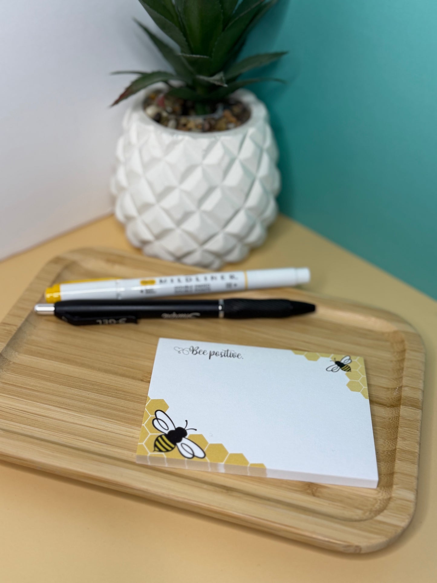 Bee Positive 4”x3” Post Its