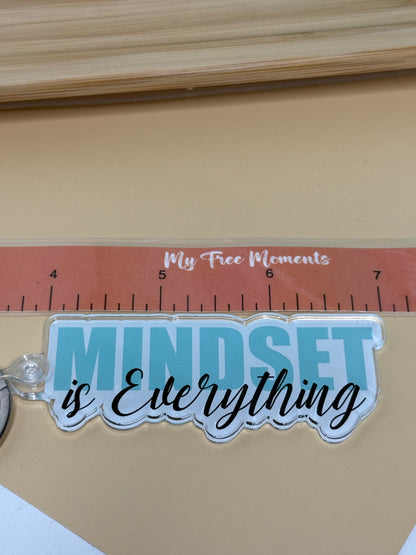 Mindset is Everything Keychain | Positive Keychain | Motivational Keychain