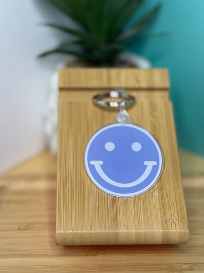 Smile Face Acrylic Keychain