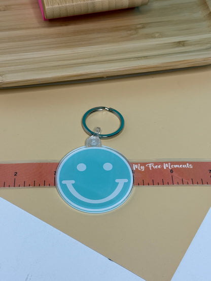 Smile Face Acrylic Keychain