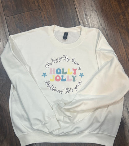 Holly Jolly Christmas  Sweatshirt