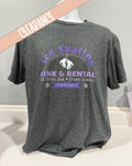 Rink Rental Purple Tshirt- Clearance