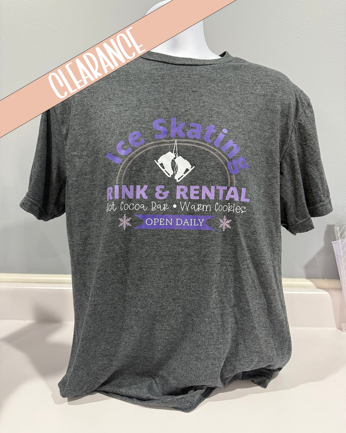 Rink Rental Purple Tshirt- Clearance