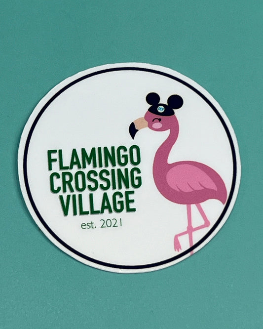 Flamingo Crossing Village Est. 2021 Disney College Program Sticker