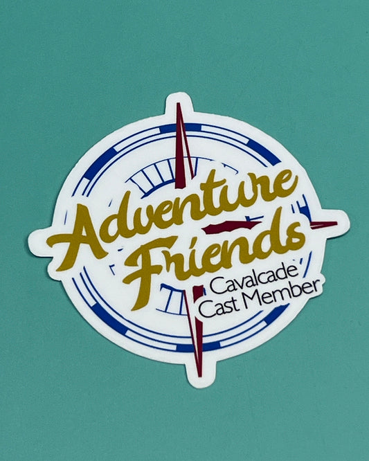 Adventure Friends Cavalcade Sticker | Cast Member Sticker | Disney Parade