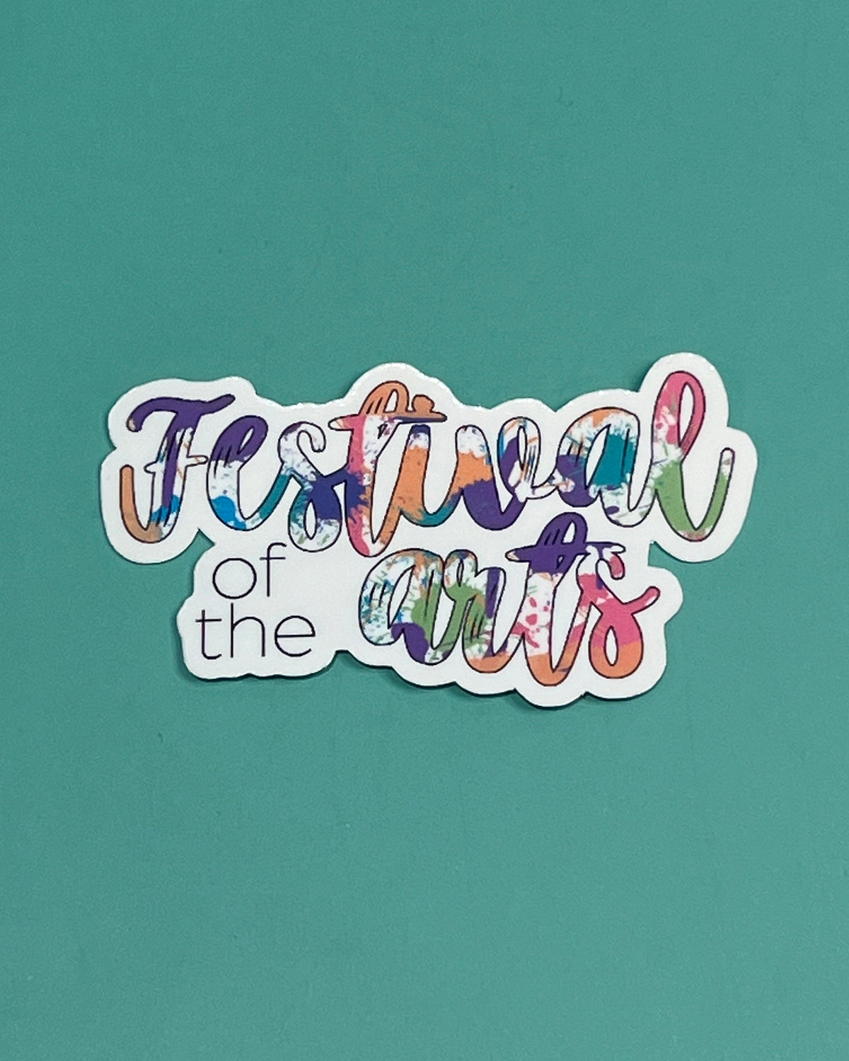 Festival of the Arts Waterproof Sticker  - EPCOT Inspired