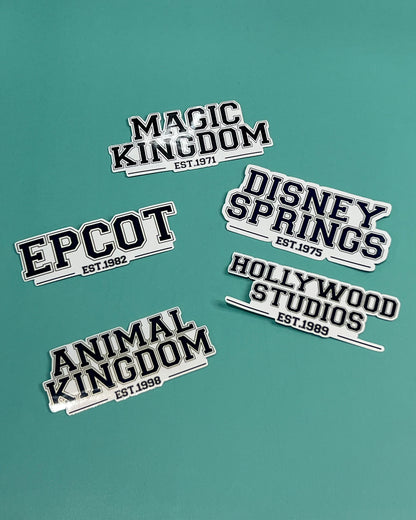 Disney Park Year Collection Bundle - Disney Parks Sticker
