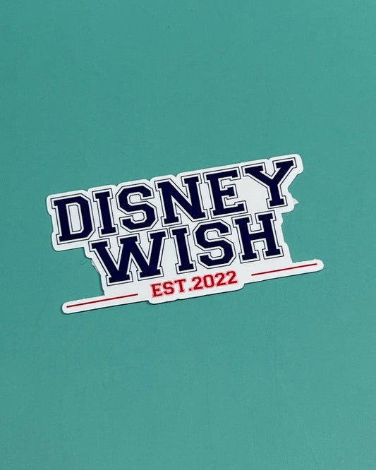 Disney Wish Est. 2022 Sticker Disney Cruise Line