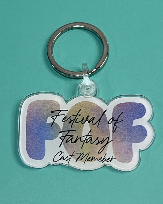Festival of Fantasy Cast Member Keychain - Acrylic Keychain