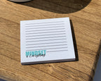 Mindset is Everything 3x3" Sticky Notes, Note Pad - Post It Brand, Motivational Note Pad 50 Sheets