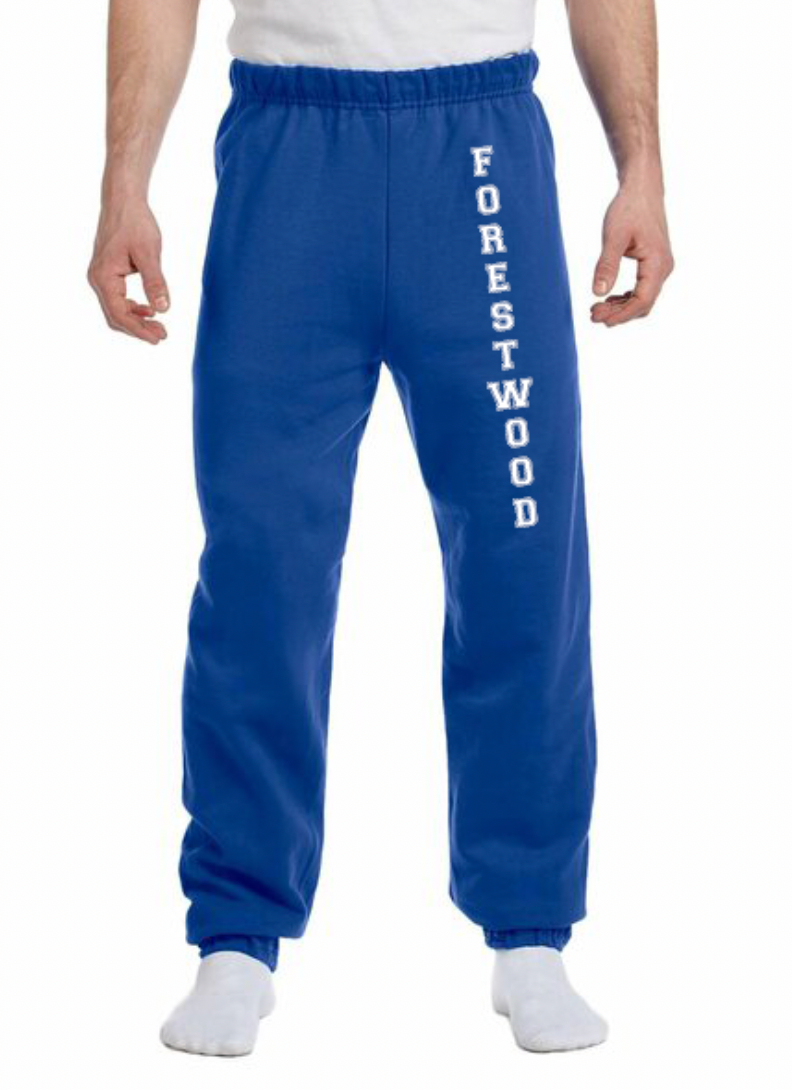 Forestwood Skating Club -  Royal Blue Sweatpants