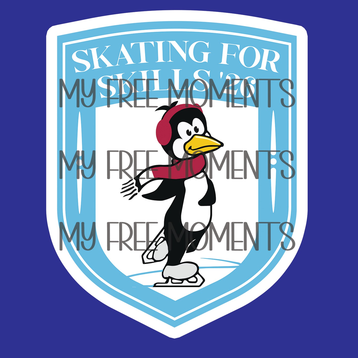 Skating For Skills Waterproof Sticker