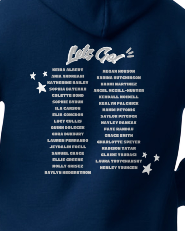 Wolverettes with Team List Hoodie 2026