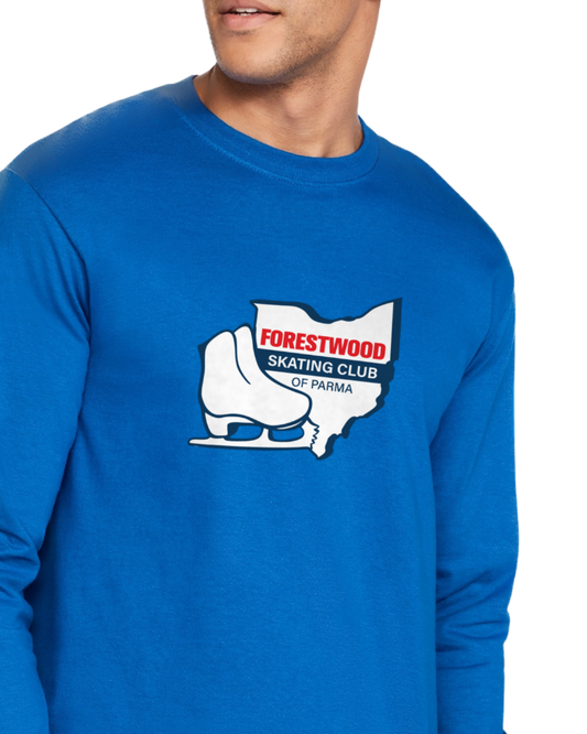 Forestwood Skating Club -  Royal Blue Long Sleeve