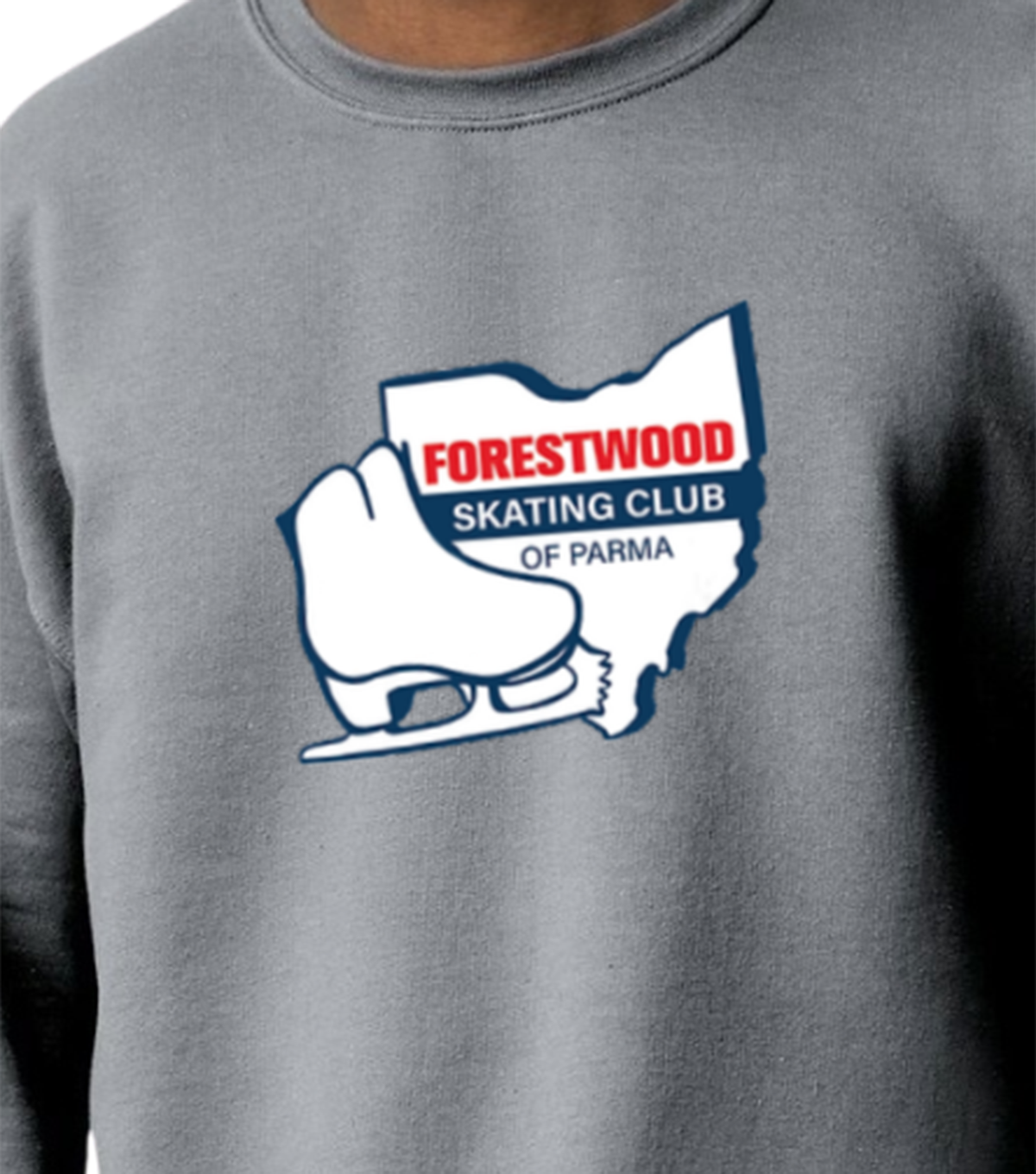 Forestwood Skating Club -  Gray Sweatshirt