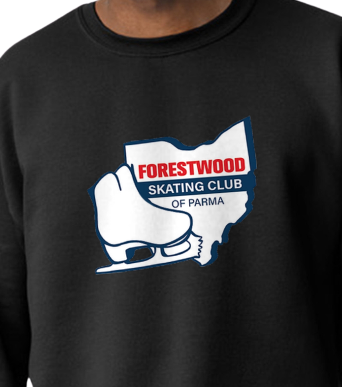 Forestwood Skating Club -  Black Sweatshirt