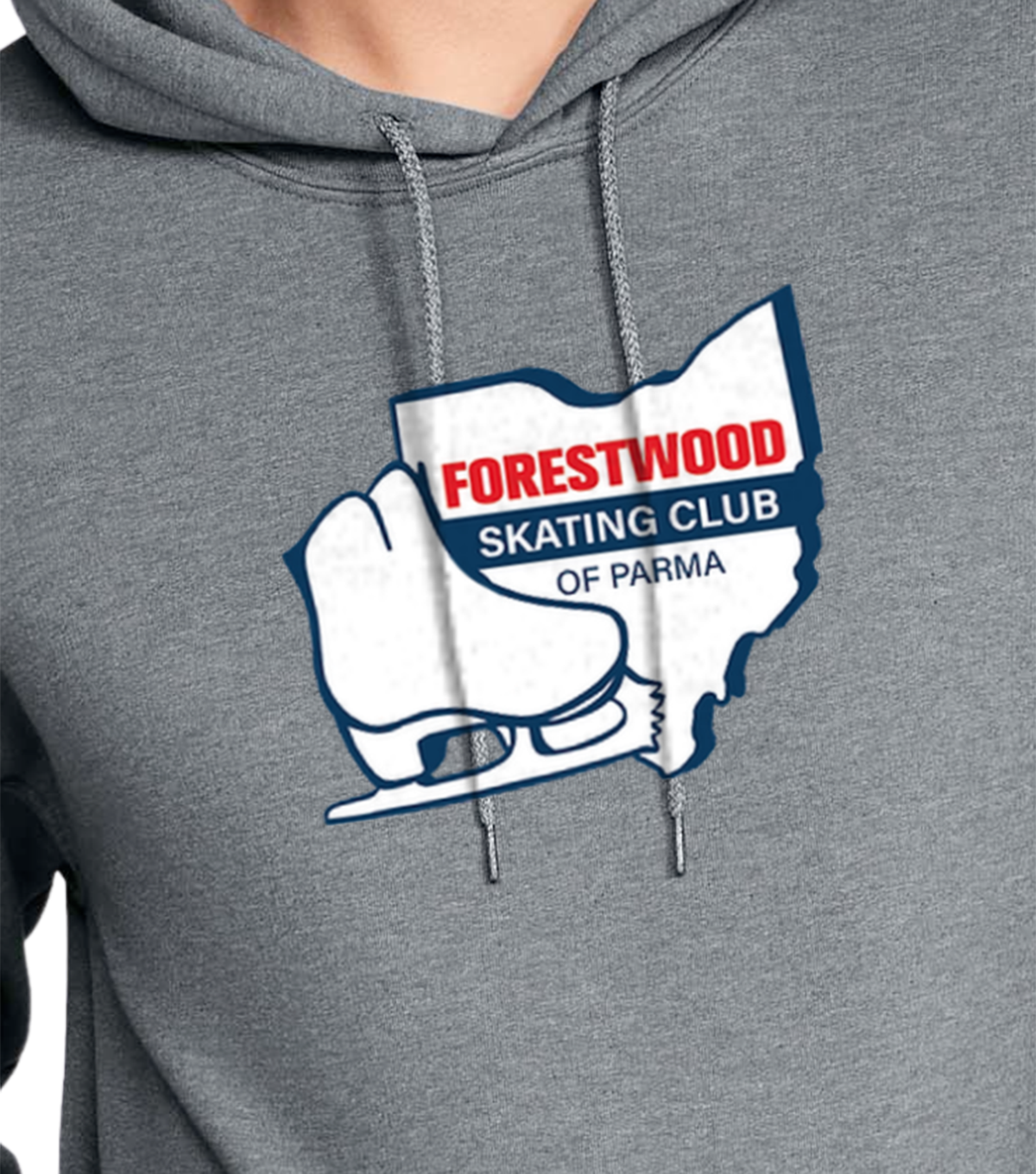 Forestwood Skating Club Gray Hoodie