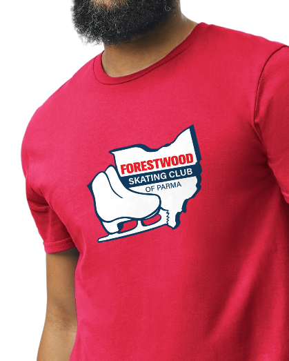 Forestwood Skating Club - Red T Shirt