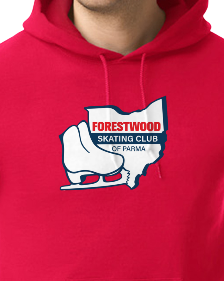 Forestwood Skating Club - Red Hoodie