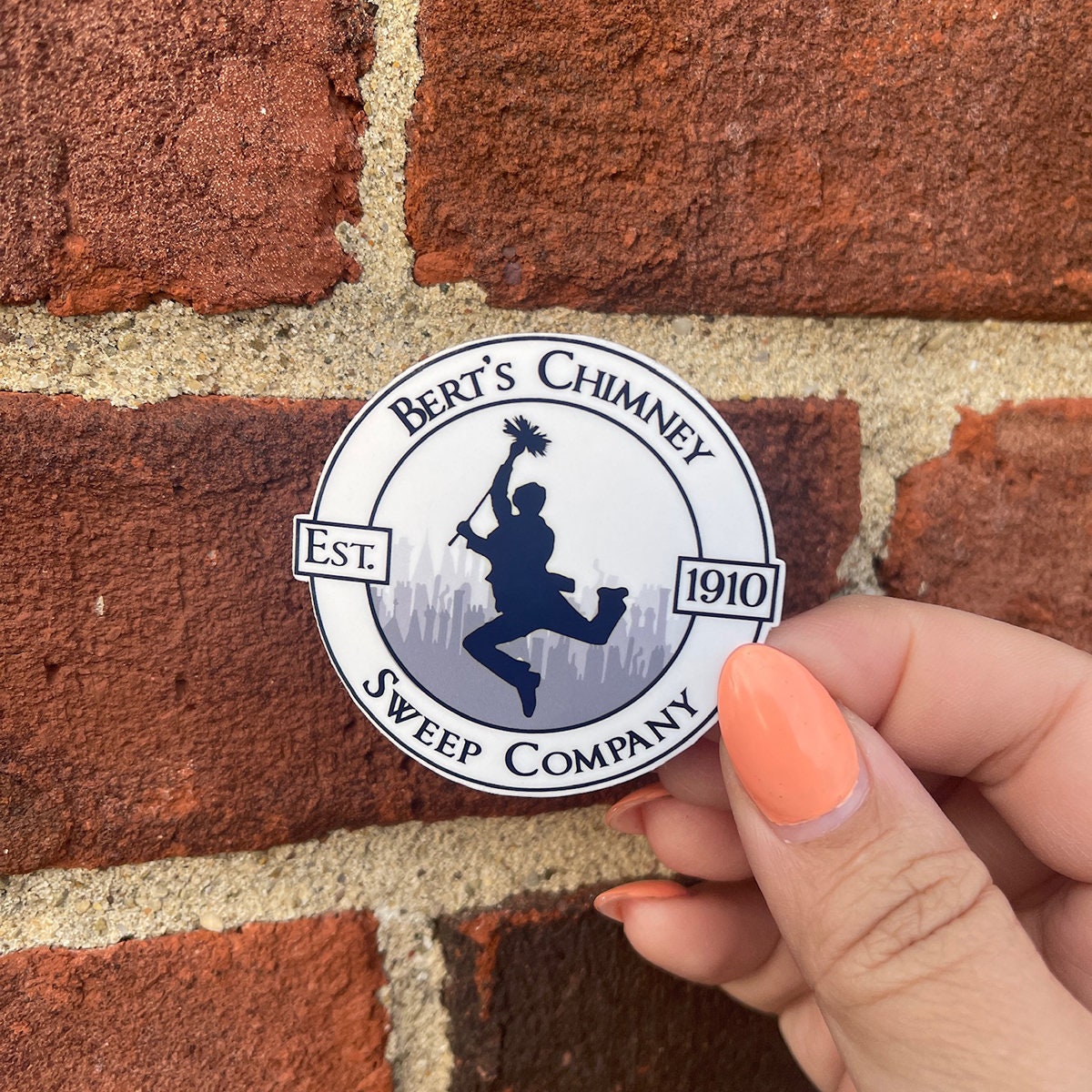 Bert's Chimney Sweep Company Sticker