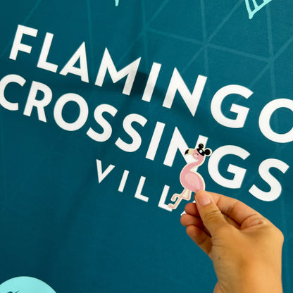 Flamingo Crossing Mascot sticker | Disney College Program | Flamingo Crossing Village | Cast members