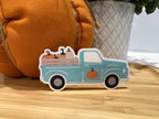 Seasonal Truck - Fall Pumpkin Sticker