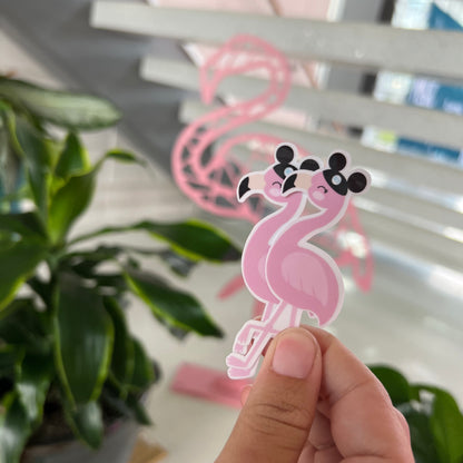 Flamingo Crossing Mascot sticker | Disney College Program | Flamingo Crossing Village | Cast members