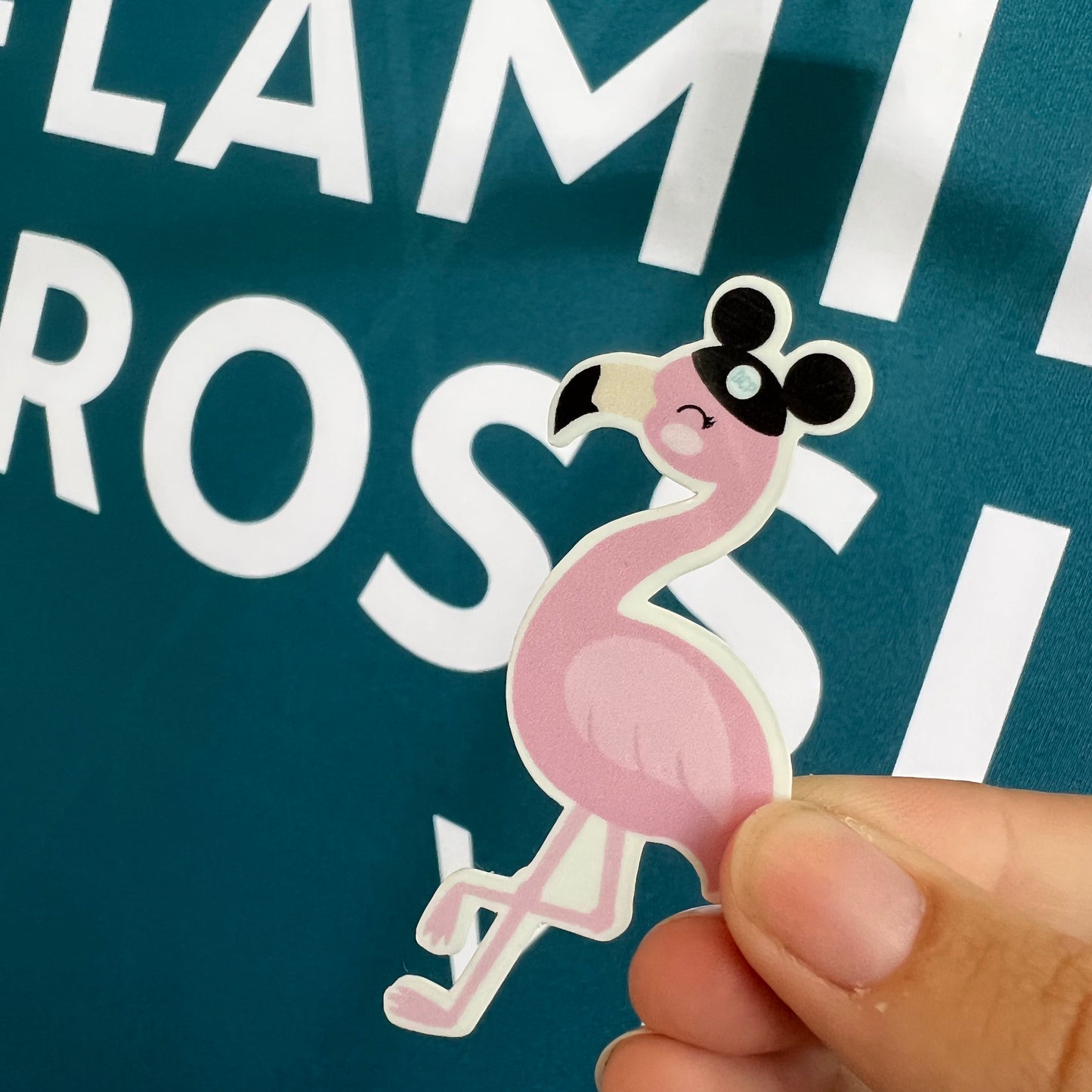 Flamingo Crossing Mascot sticker | Disney College Program | Flamingo Crossing Village | Cast members