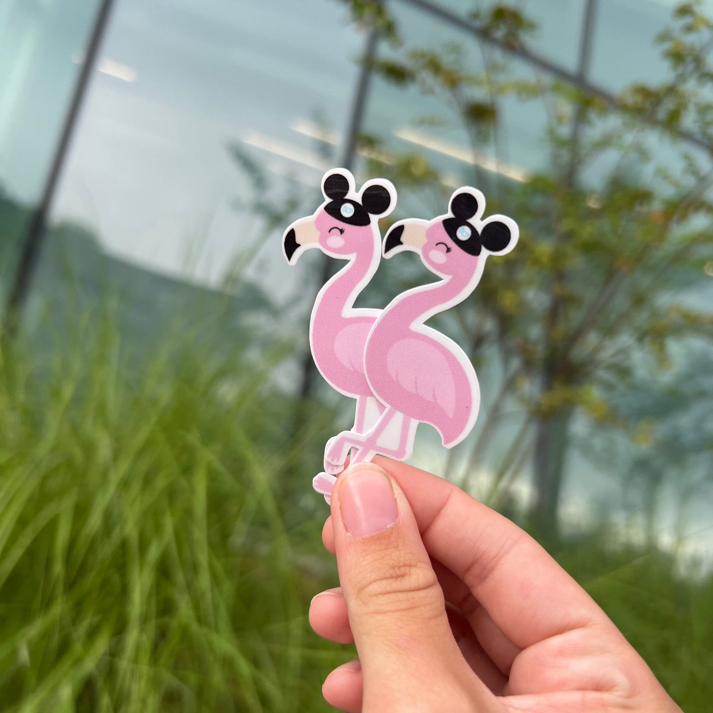 Flamingo Crossing Mascot sticker | Disney College Program | Flamingo Crossing Village | Cast members