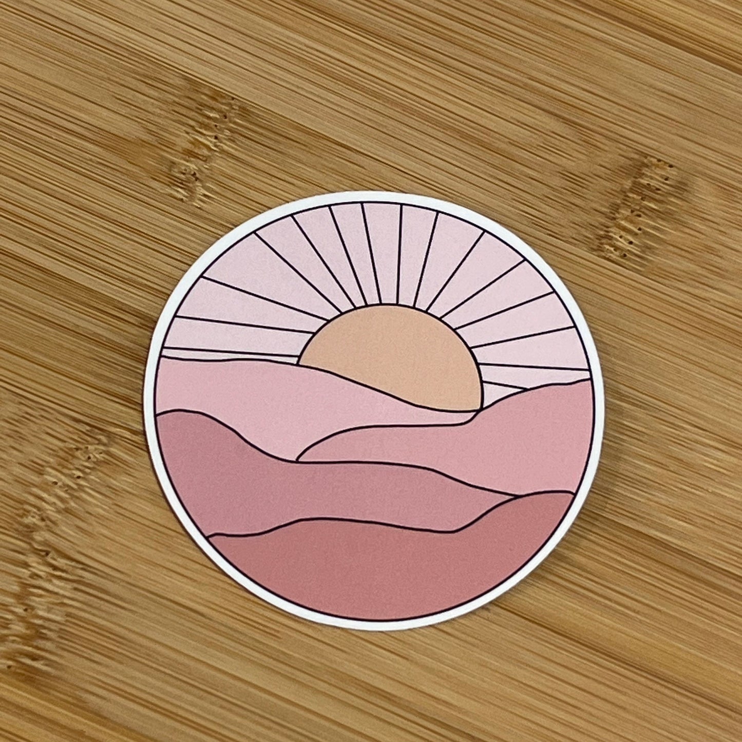 Ocean Sunset Sticker